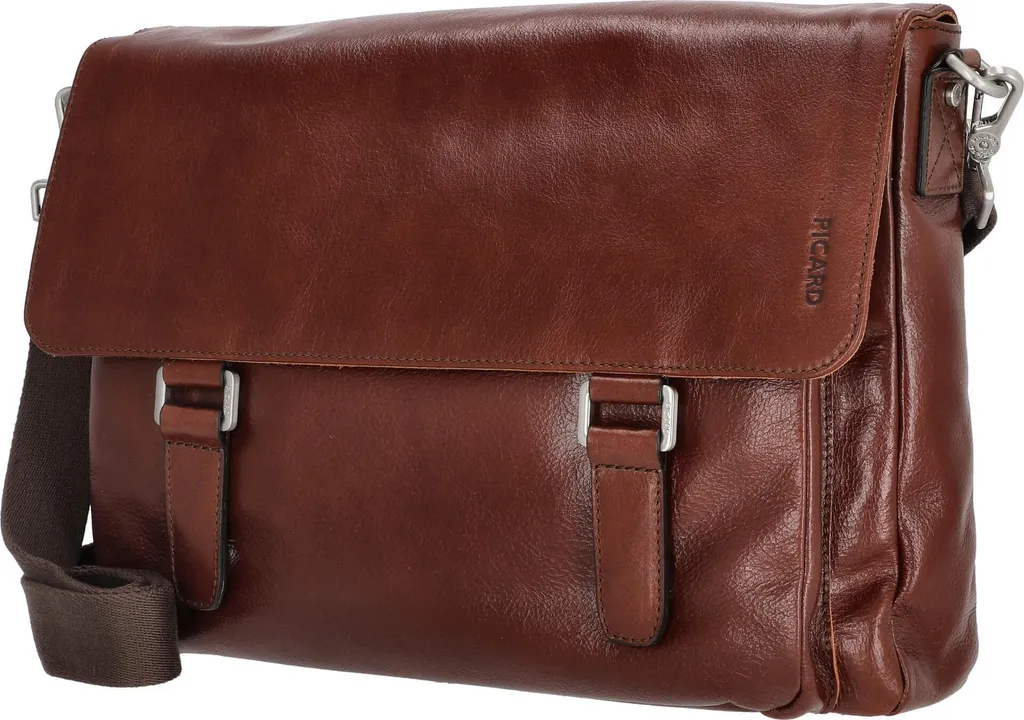 Mallette Cuir Picard Buddy avec Compartiment Rembourré pour Laptop