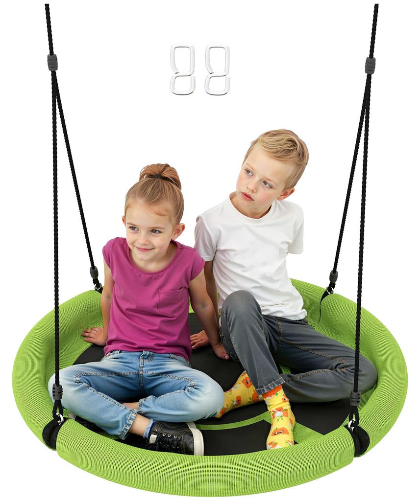 Huśtawka gniazdowa AIYAPLAY, średnica 98 cm, regulowana, Zdjęcie produktu 
