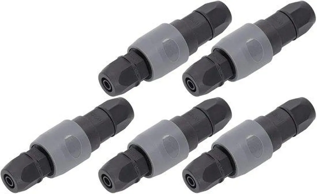 Raccord à serrage automatique type C SP+PP-30 en métal de 30 mm, lot de 5