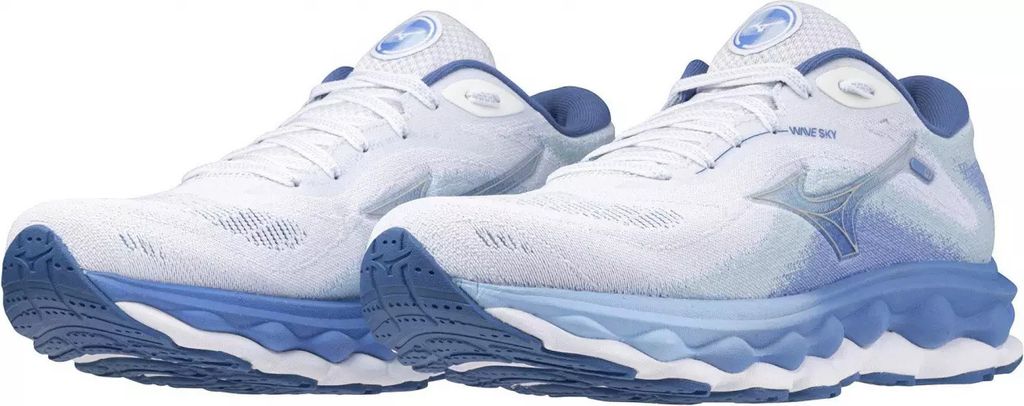 Mizuno WAVE SKY 7 WhiteNickelMarina 40.0 Produktbild 