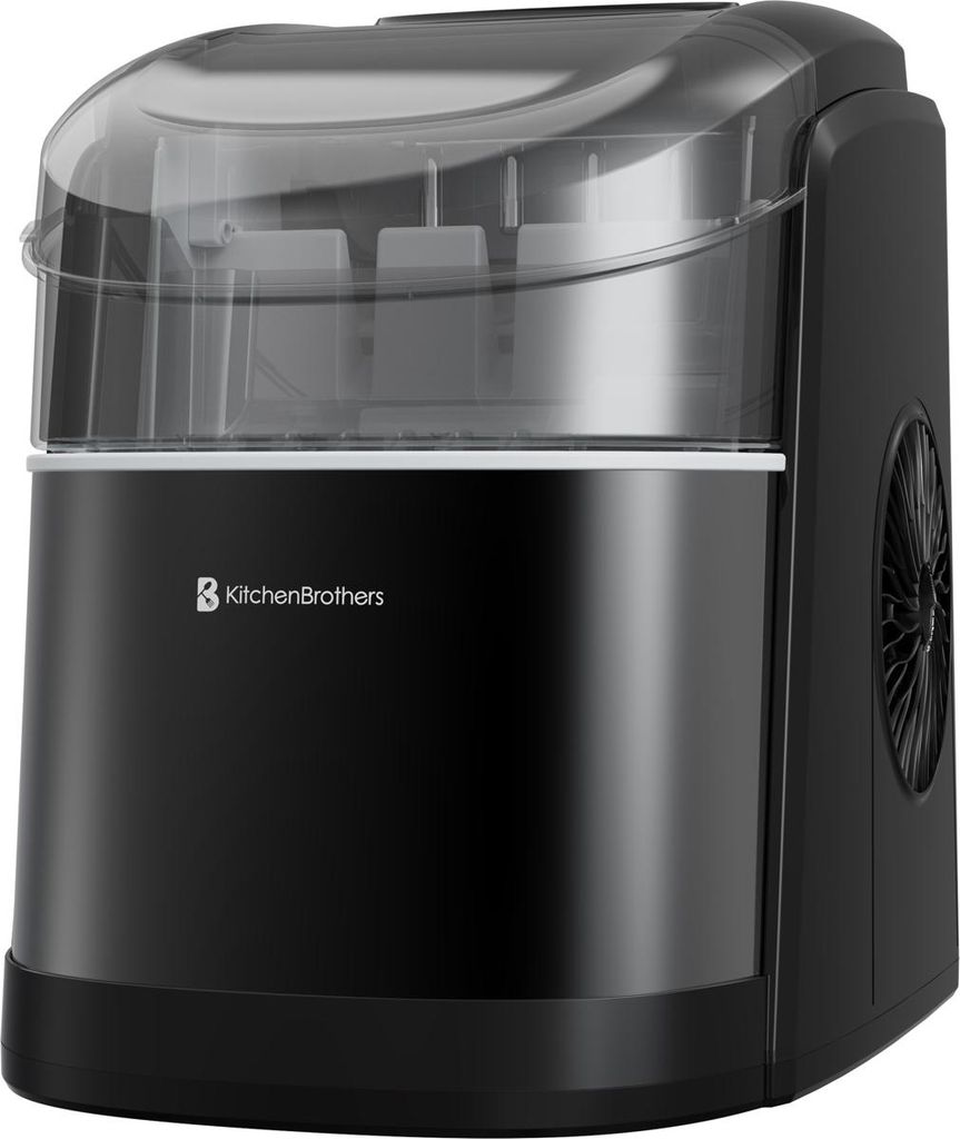 KitchenBrothers - 1.6L - Eiswürfelmaschine - 12kg/24 Std. - Produktbild 