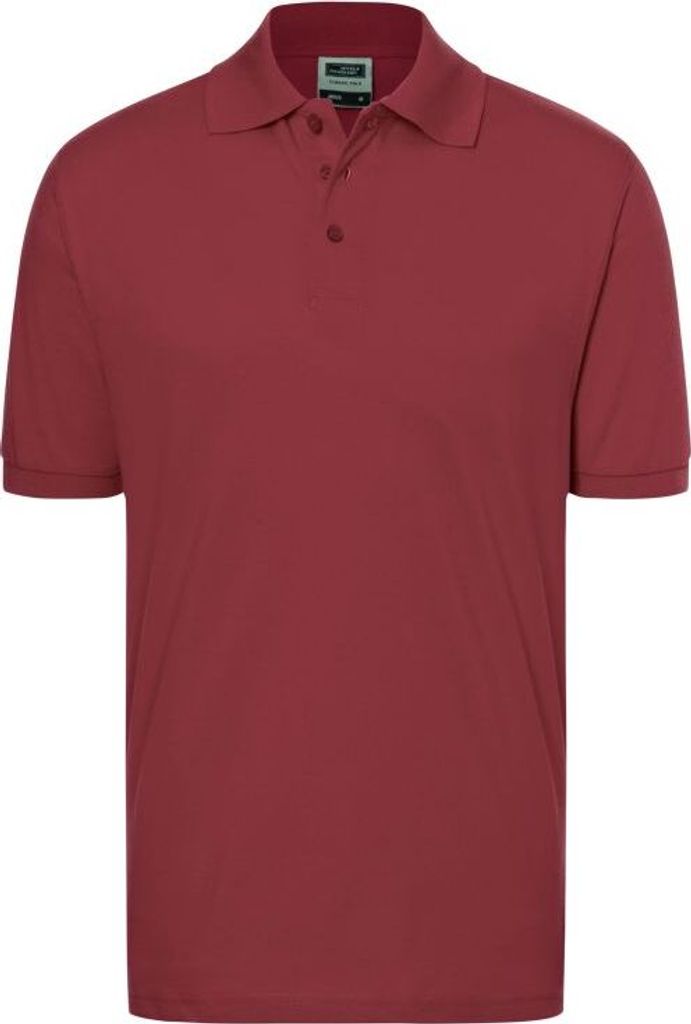 James & Nicholson Poloshirt Classic, Gr. S,weinrot