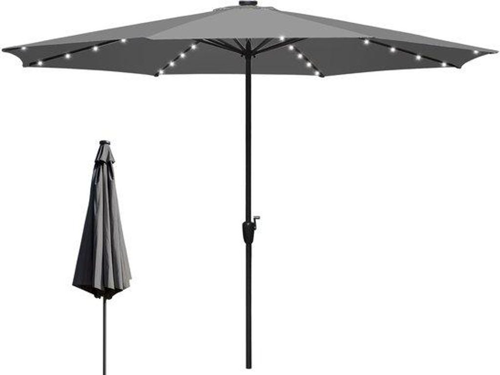 Veľký slnečník s priemerom 3,5 m a integrovanými LED – pre Obrázok produktu 
