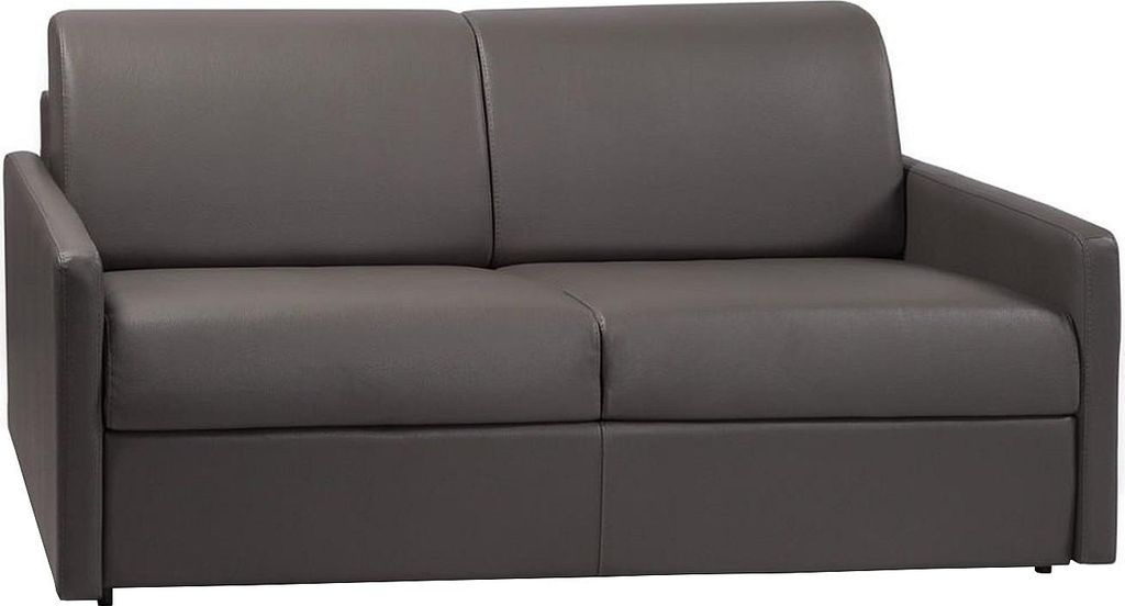 3-Sitzer-Sofa mit Express-Klappmechanismus aus CALIFE- - Farbe: grau - Maße der Liegefläche: 140 cm - Matratze 18 cm