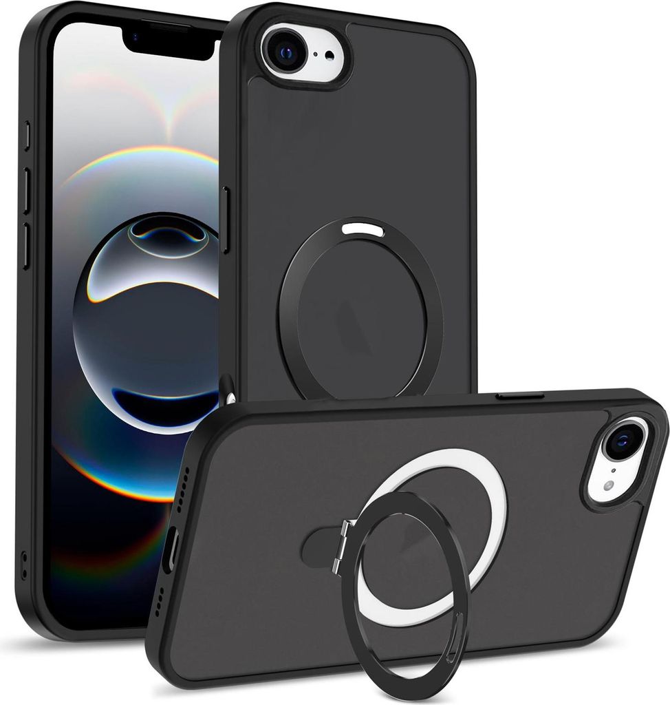 Hybrid Luxury Case für iPhone 17e / iPhone 16e Hülle Magnetring für MagSafe Schutzhülle