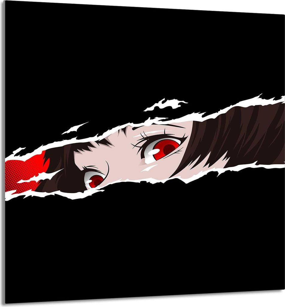 GLASPLATTE FÜR KÜCHE 60x65 Anime