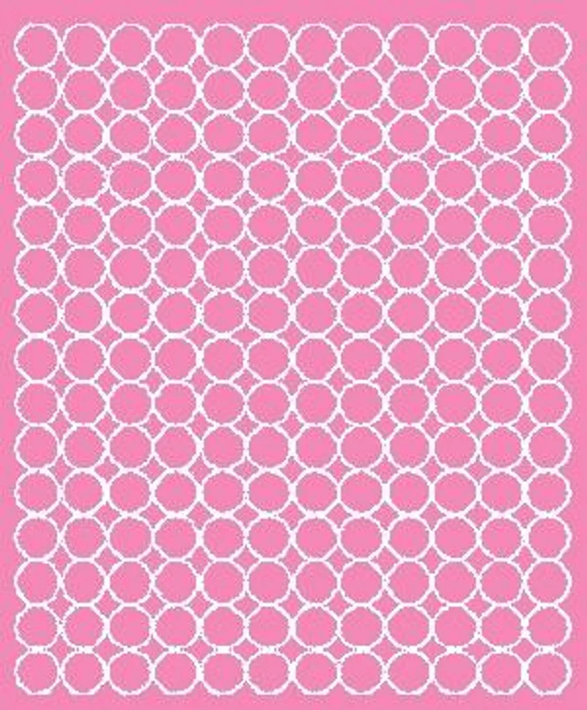 180 Etichette Adesive Rosa Lucido 15mm - Bollini Rotondi per Inventario e Fai da Te