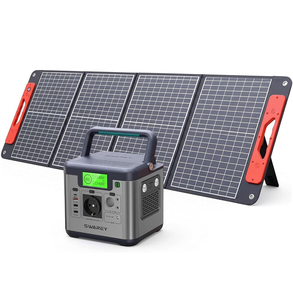 SWAREY 500W(1000W Spitze) Power Station Solargenerator Produktbild 