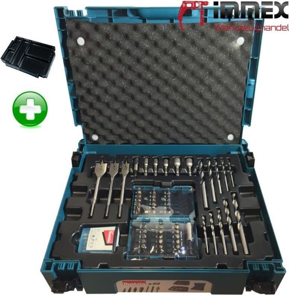 Makita Bohrer-Bit-Set 66-tlg Steckschlüssel Metall Holz Produktbild 13