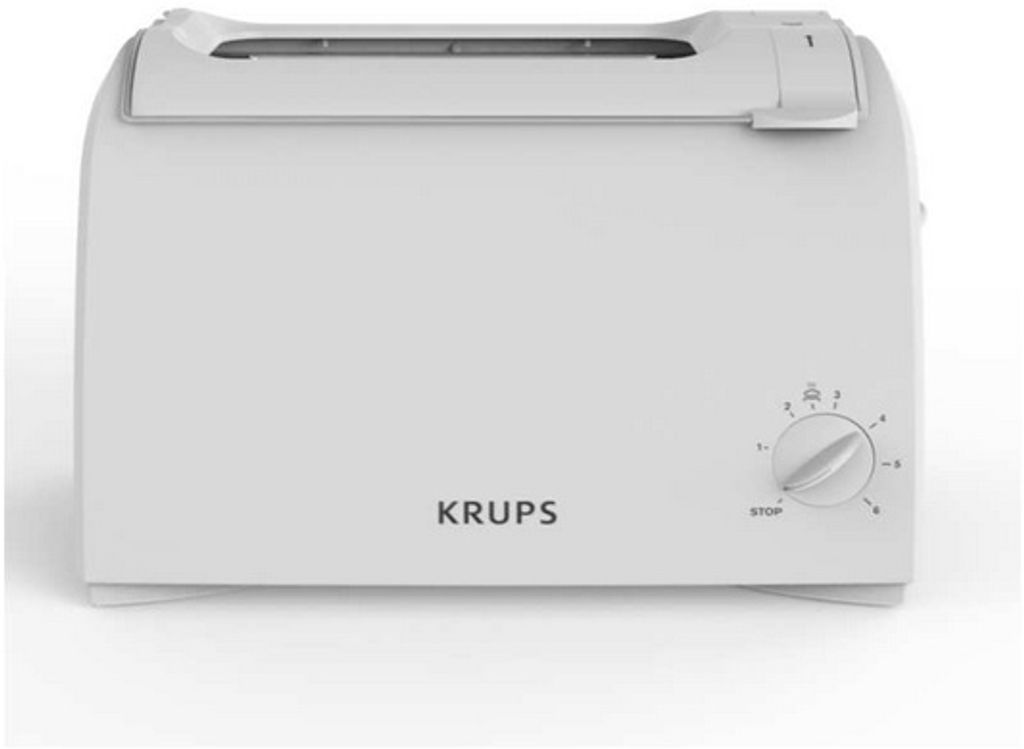 Krups Proaroma KH1511 Toaster, 700 W, 2 Scheiben, Hebe-Funktion, weiß  Elektroshop Wagner