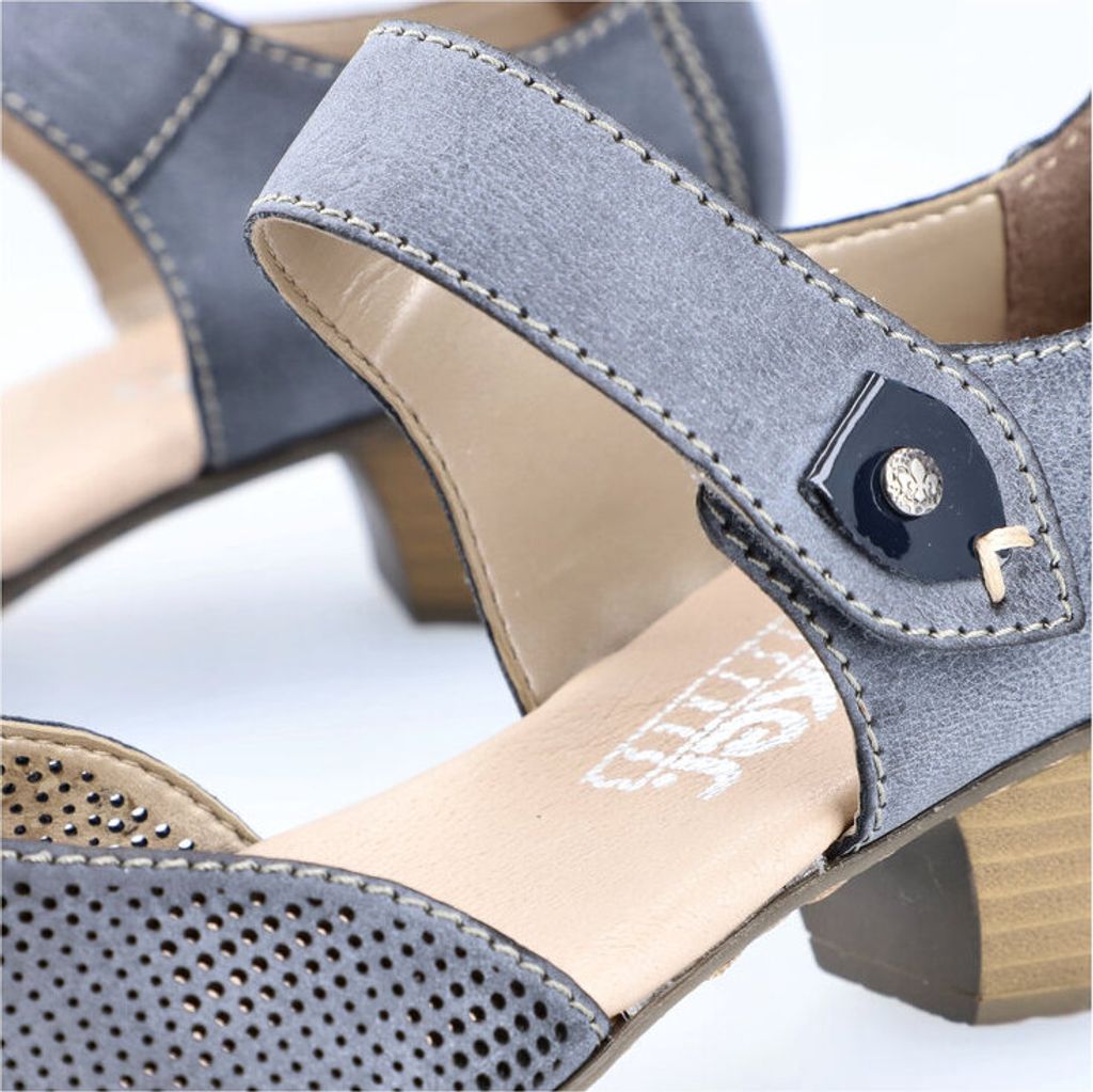 Rieker Komfort Pumps Damen 31353133353630 Blau 40 EU Produktbild 30