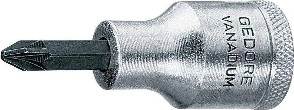 GEDORE IKS 19 PZD 2 Schraubendrehereinsatz 1/2" Kreuzschlitz PZ 2, 6156680