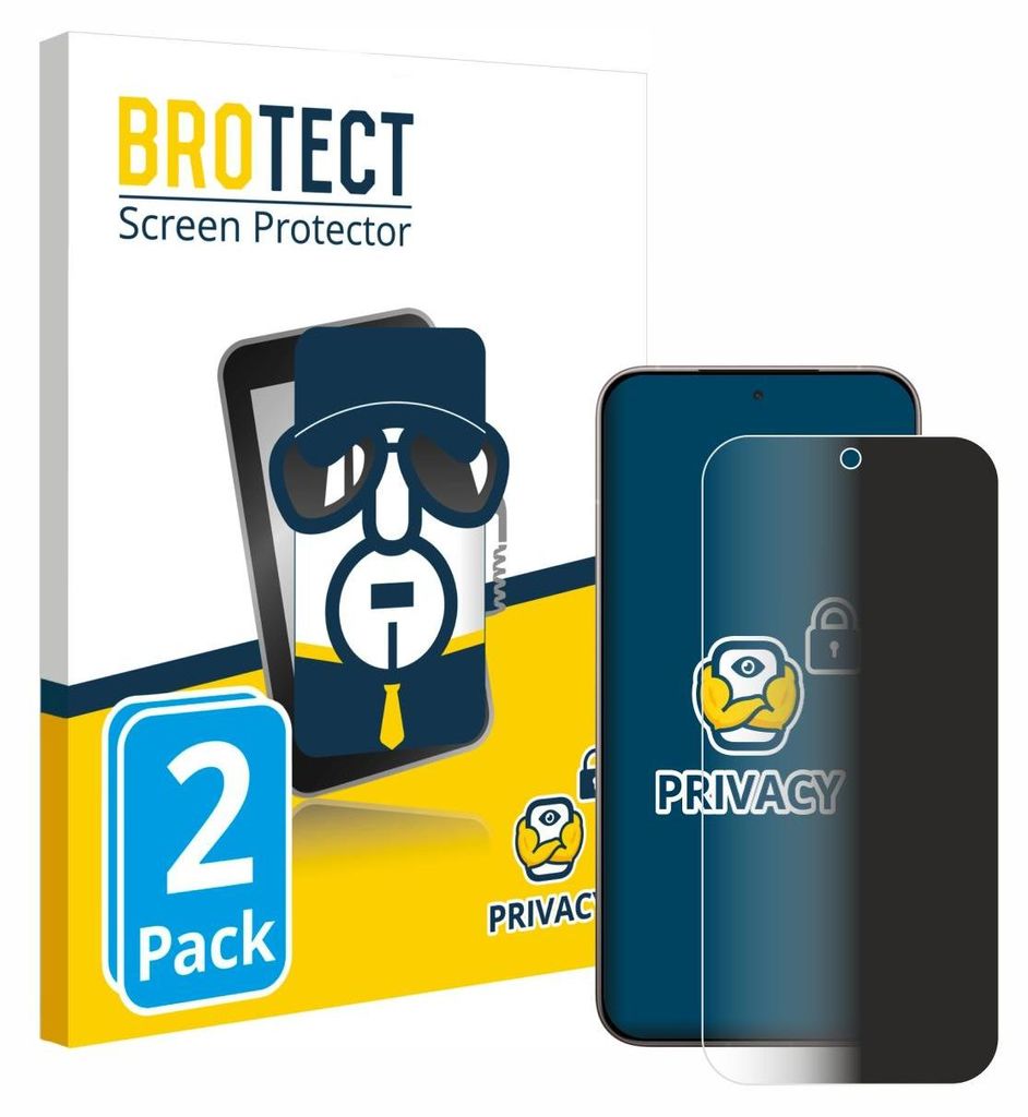 2x BROTECT Sichtschutzfolie für Xiaomi 17 Anti-Spy Privacy Sichtschutz Blickschutz Folie Blaulicht-Schutz