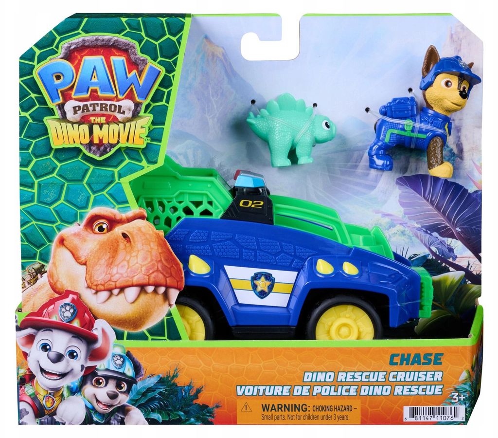 Paw Patrol De Dinofilm: actievoertuig Chase Productafbeelding 