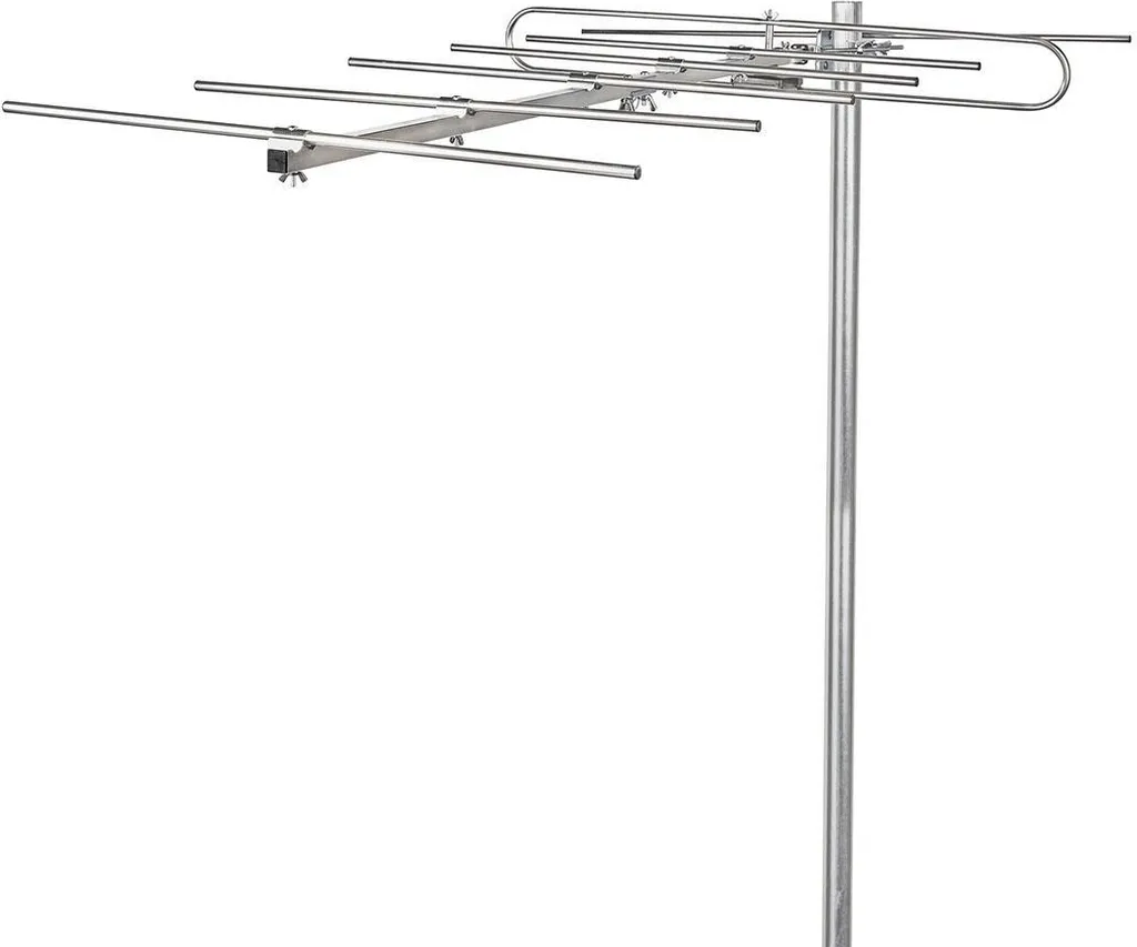 Antenne râteau extérieure pour TV avec grand gain 13dB et câble Nedis