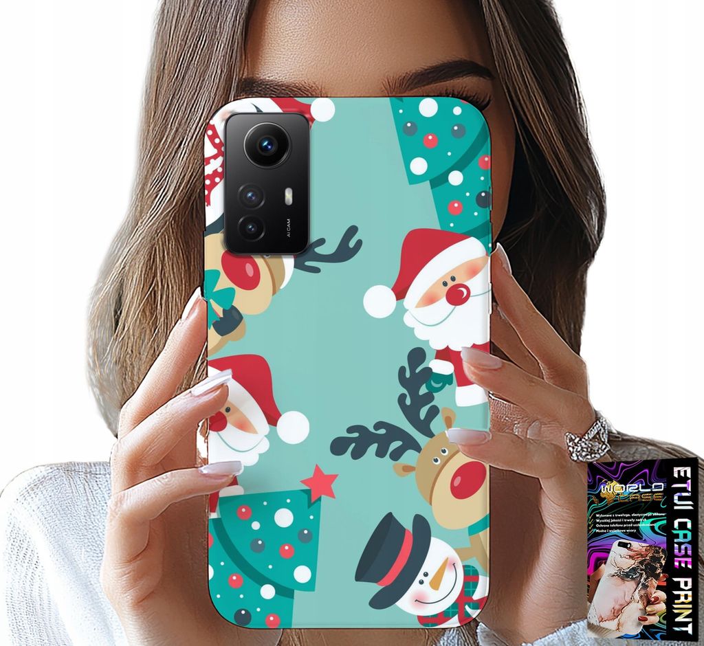 Hülle Für Xiaomi Note 12S 4G - Weihnachten Weihnachtsdesigns Rentier, Rentier, Schneemann