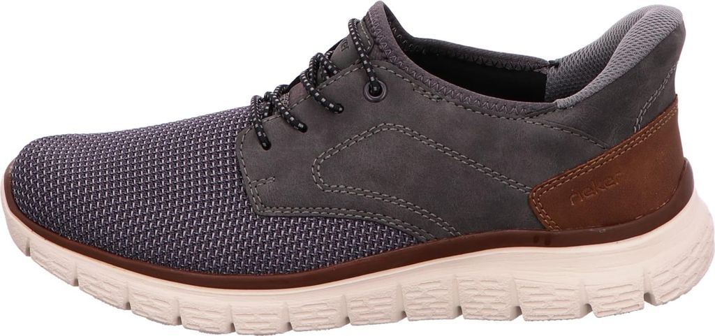 Rieker Klassische Schnürschuhe Herren 32303836343930 Grau 47 EU