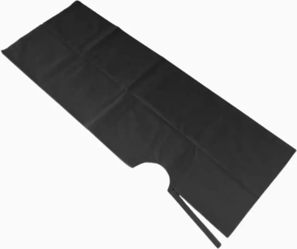 Eco&Hygiene Cape jetable en non-tissé longue noire lot de 25 pièces