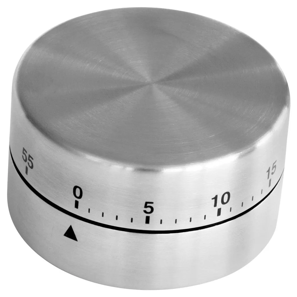 Timer Cucina Design Fackelmann - Cilindro Acciaio Inox Magnetico