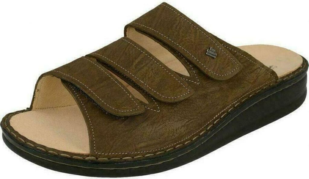 Finn Comfort, Korfu, Pantolette, Herren,Tabak, Braun, Produktbild 