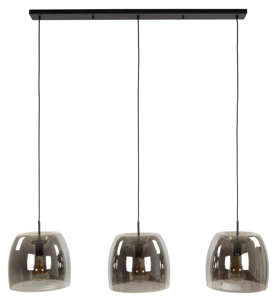 Plafonnier Drift Noir 145 cm : Solution Luminaire pour Grands Espaces