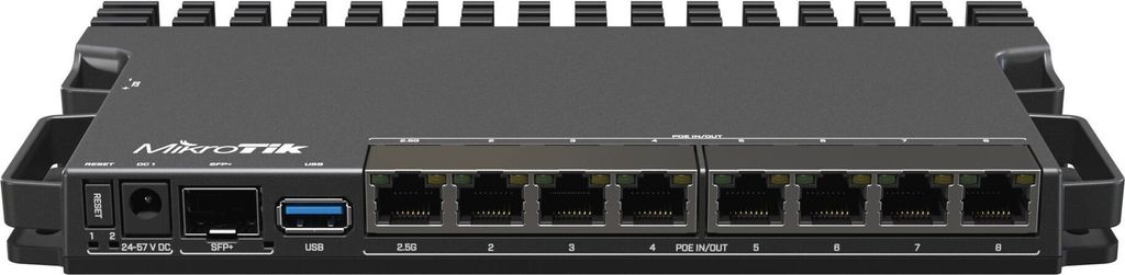 Mikrotik RB5009UPR+S+IN, 2.5 Gigabit Ethernet, Gigabit Produktbild 