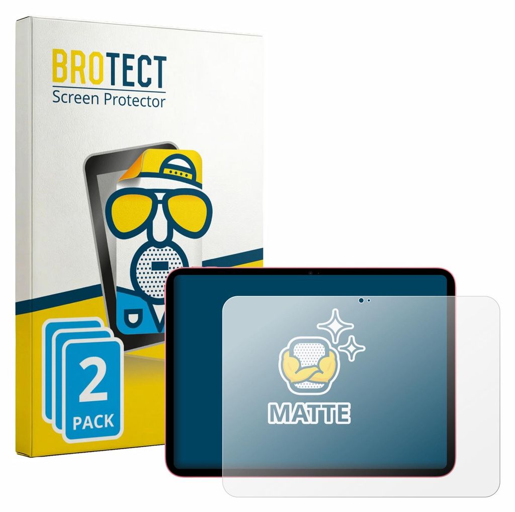 2x BROTECT Schutzfolie für Apple iPad 10.9" WiFi 2022 (10. Produktbild 