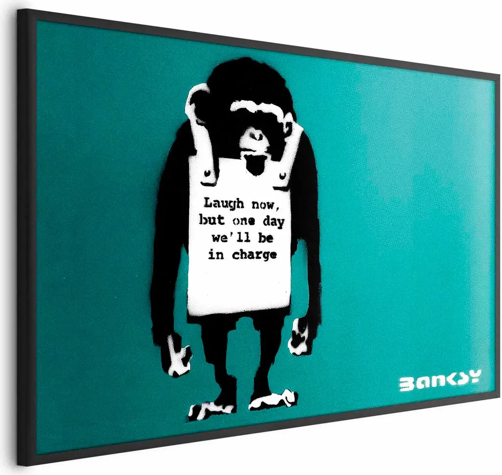 Offerta Poster Bad Monkey 90x60 + Cornice Nera Senza Bordi - Limitato