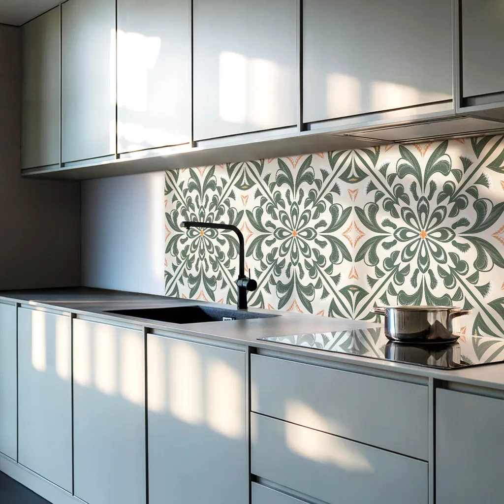 Pannelli Decorativi Parete 3D Floreali - Set 4 Pezzi Autoadesivi - 2