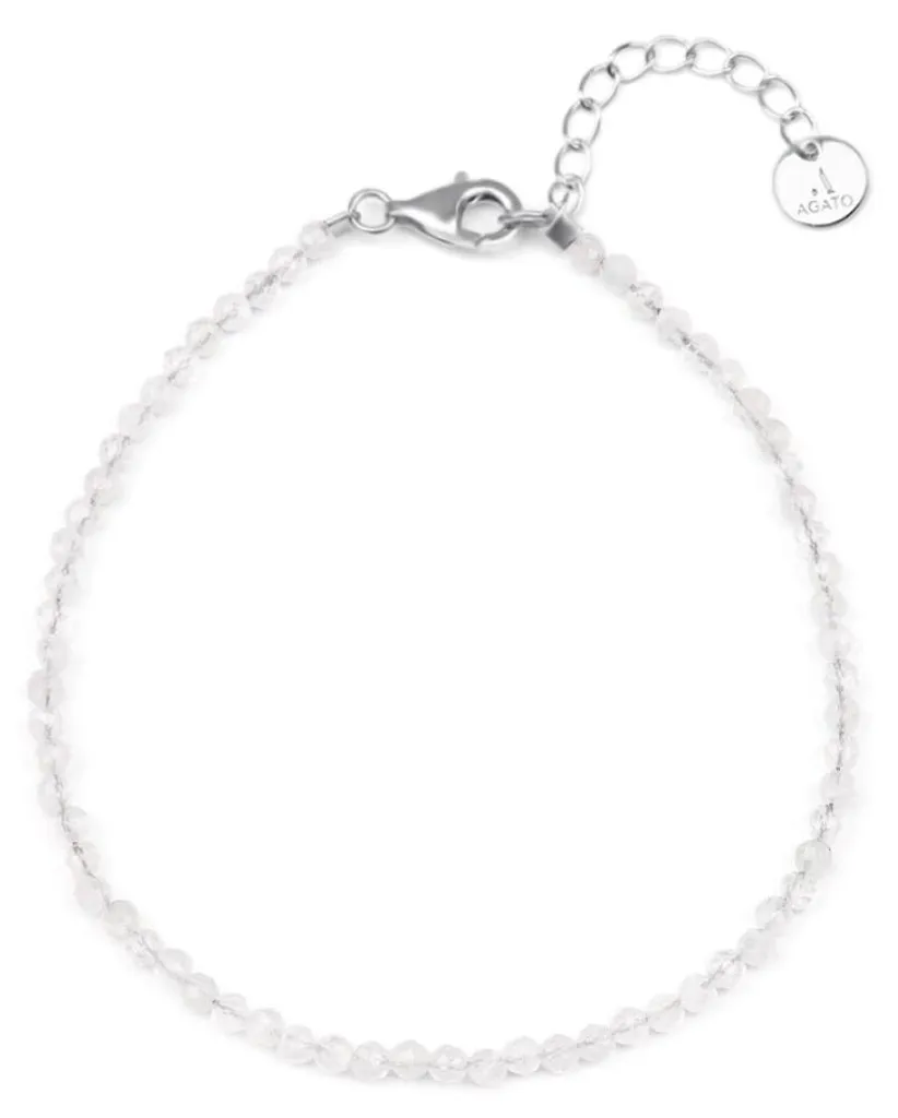Bracelet pierre de lune minéral contre le stress pour apaiser l'esprit