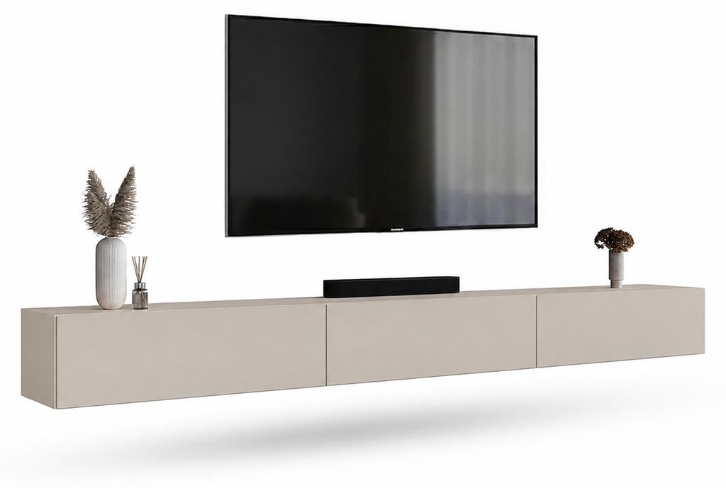 WEST TV-Lowboard 300 cm (3x 100cm), wandhängend, mit Produktbild 