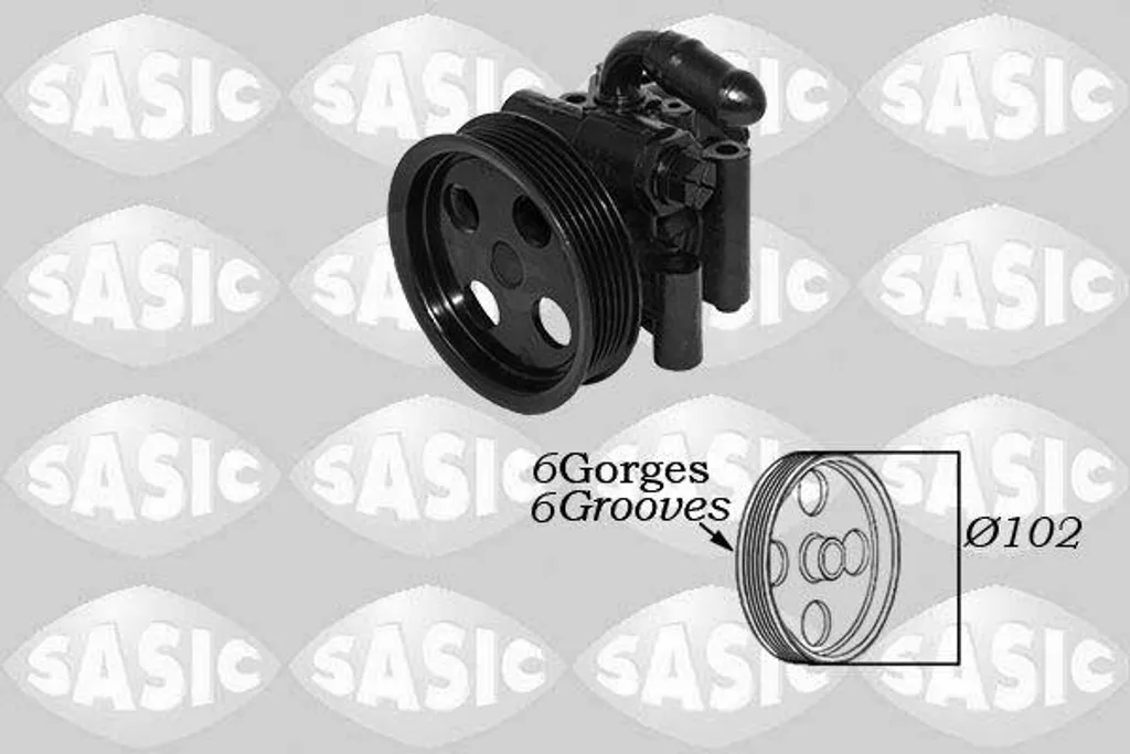 Pompe hydraulique direction assistée en aluminium robuste SASIC