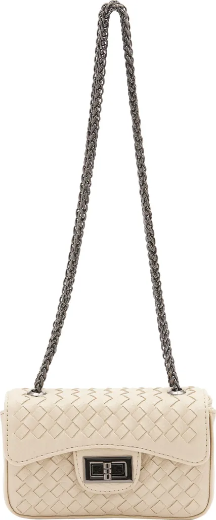 Borsa a Tracolla Donna FELIPA Lana Bianca - Accessorio Invernale Elegante