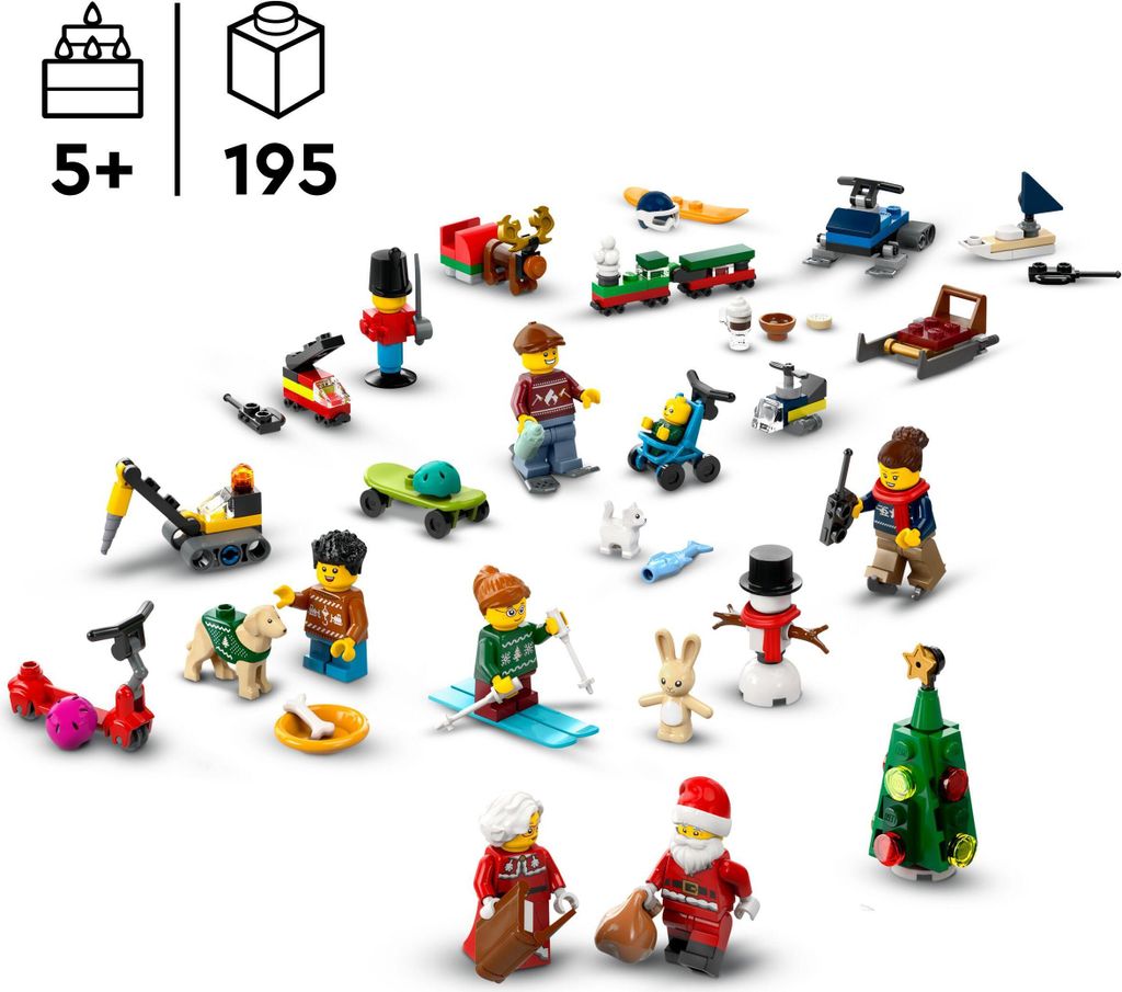 LEGO City Adventskalender 2024, Adventsgeschenk für Kinder Produktbild 3