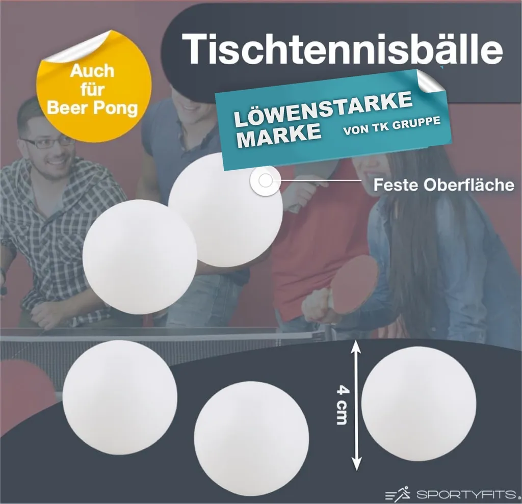 24 Balles de Ping-Pong Blanches 40mm pour Entraînement et Compétition - 10