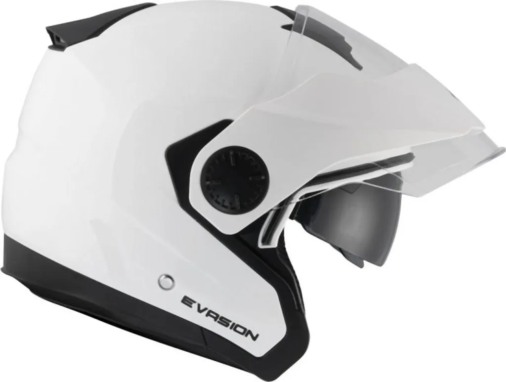 Casque Jet Kenny Evasion Blanc L : Fini la Chaleur et l'Encombrement