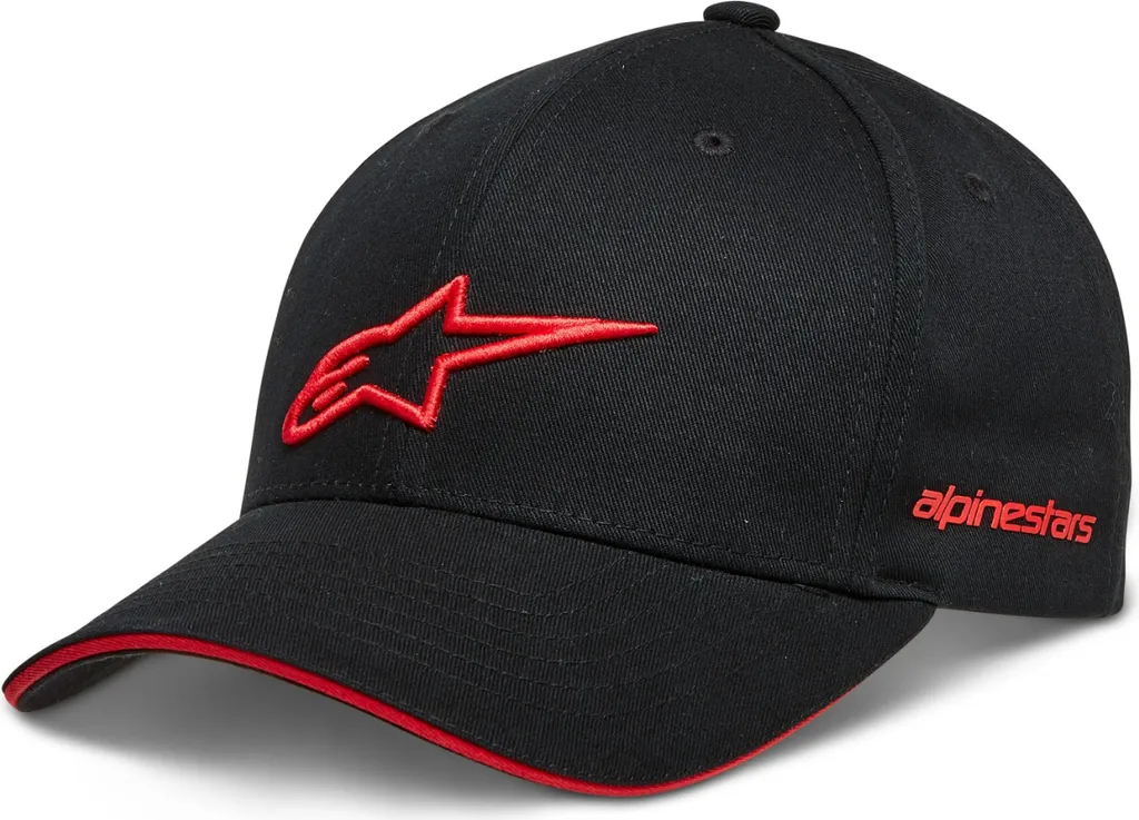 Casquette Alpinestars Rostrum Hat Noire Visière Courbe et Ajustable