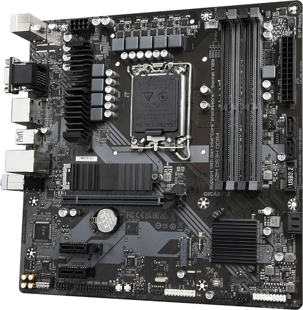 Scheda Madre Gaming Economica B760M DS3H DDR4 Gigabyte LGA1700 mATX
