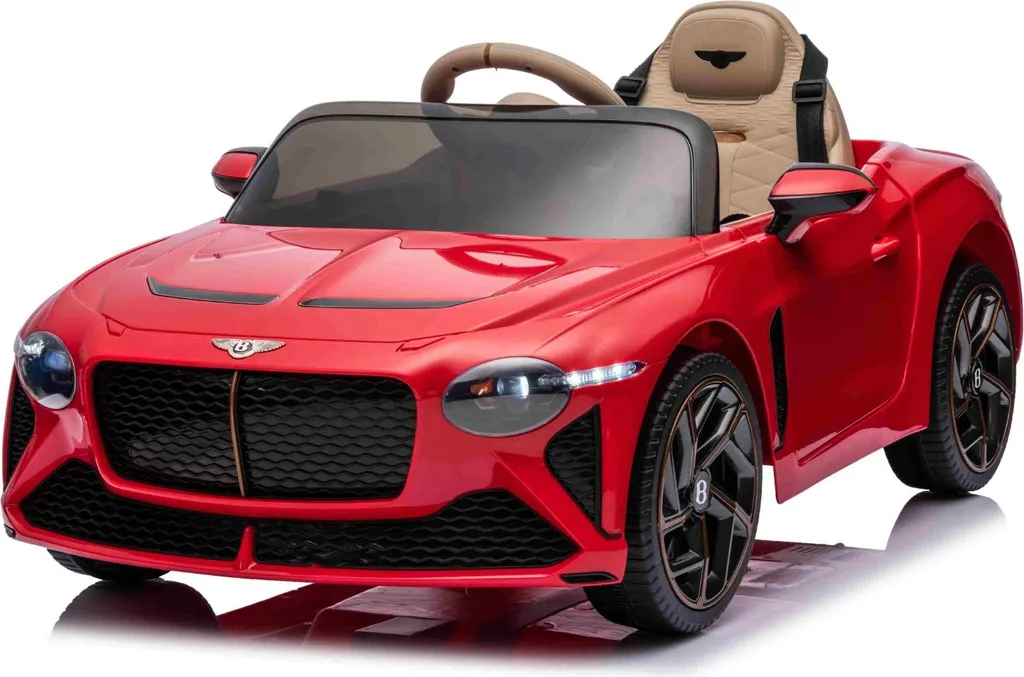 Bentley Bacalar Enfant 12V Rouge avec Batterie Lithium et Suspension