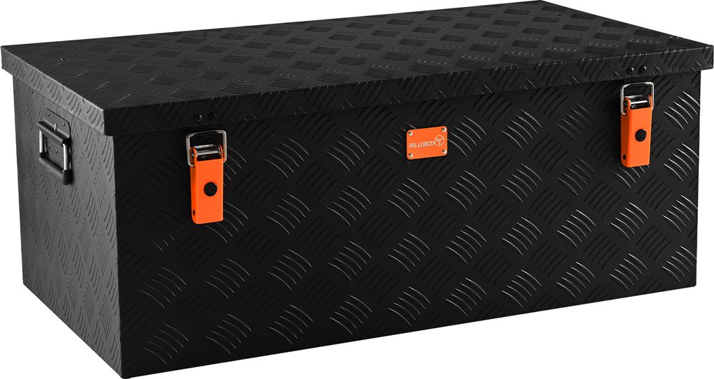 ALUBOX Riffelblech 1.5mm Stärke 140 Liter Schwarz