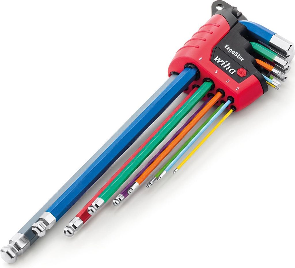 Sechskantwinkelschraubendrehersatz 369F 10-tlg.ErgoStar Produktbild 2