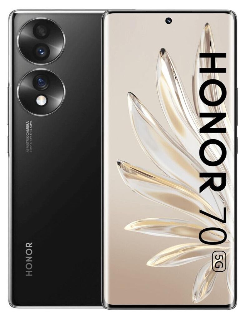 Honor 70 5G 8 GB/128 GB nero (Midnight Black) Dual SIM Immagine del prodotto 