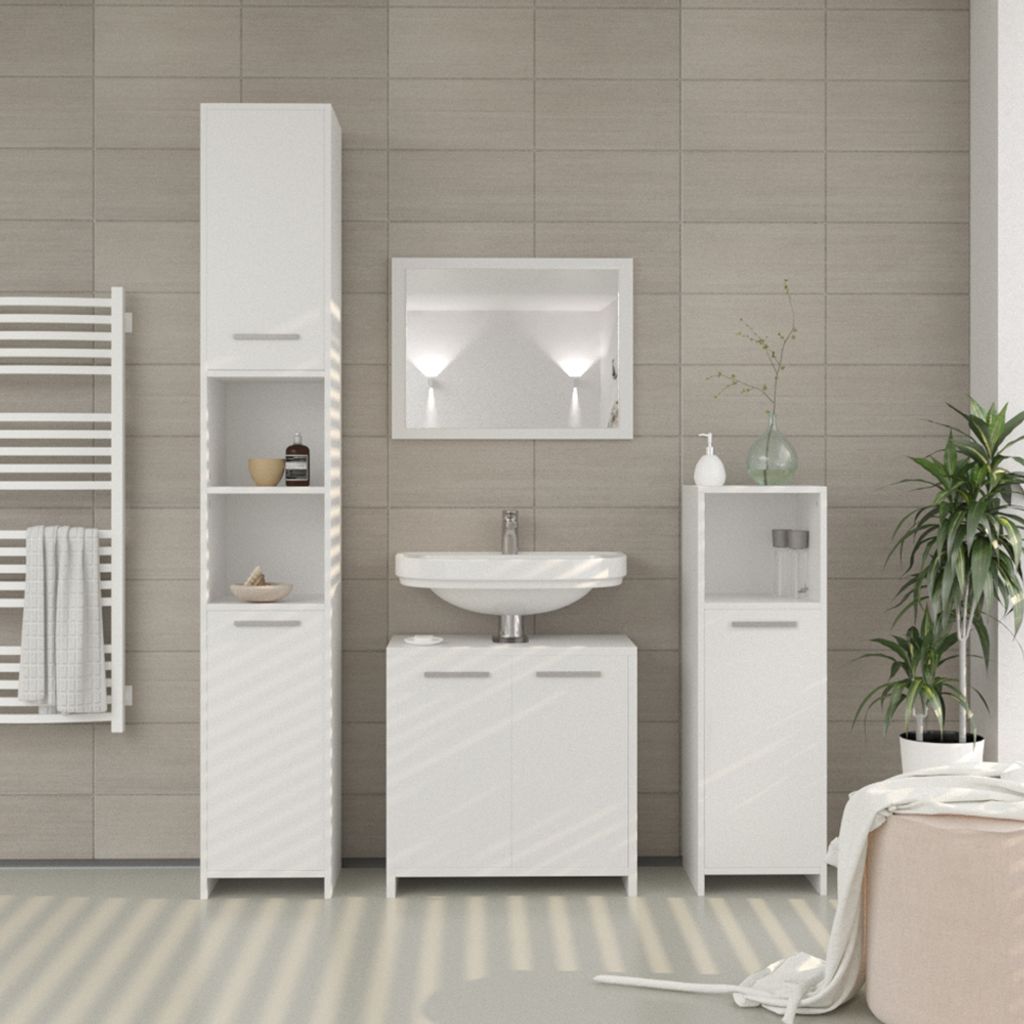 Vicco Szafka pod umywalkę Kiko, 58 x 60 cm, Biały Zdjęcie produktu 4