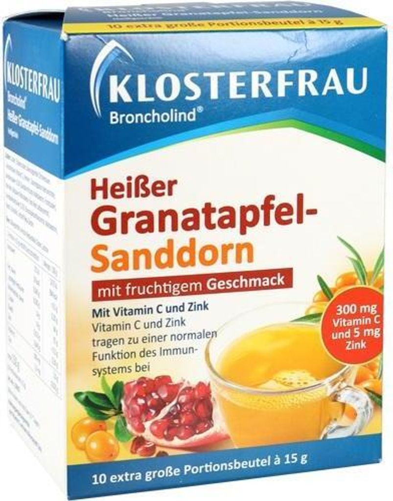 Klosterfrau Horúce granátové jablko Rakytník 10 vrecúšok Obrázok produktu 
