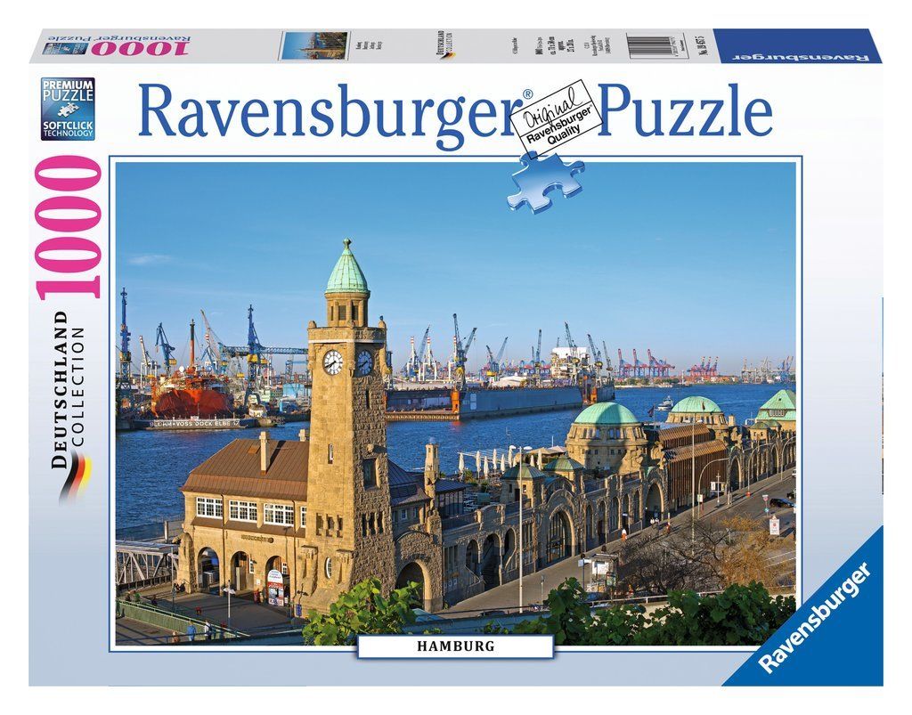 Ravensburger 19890 Sehenswürdigkeiten weltweit Premium Puzzle 1000 Teile 