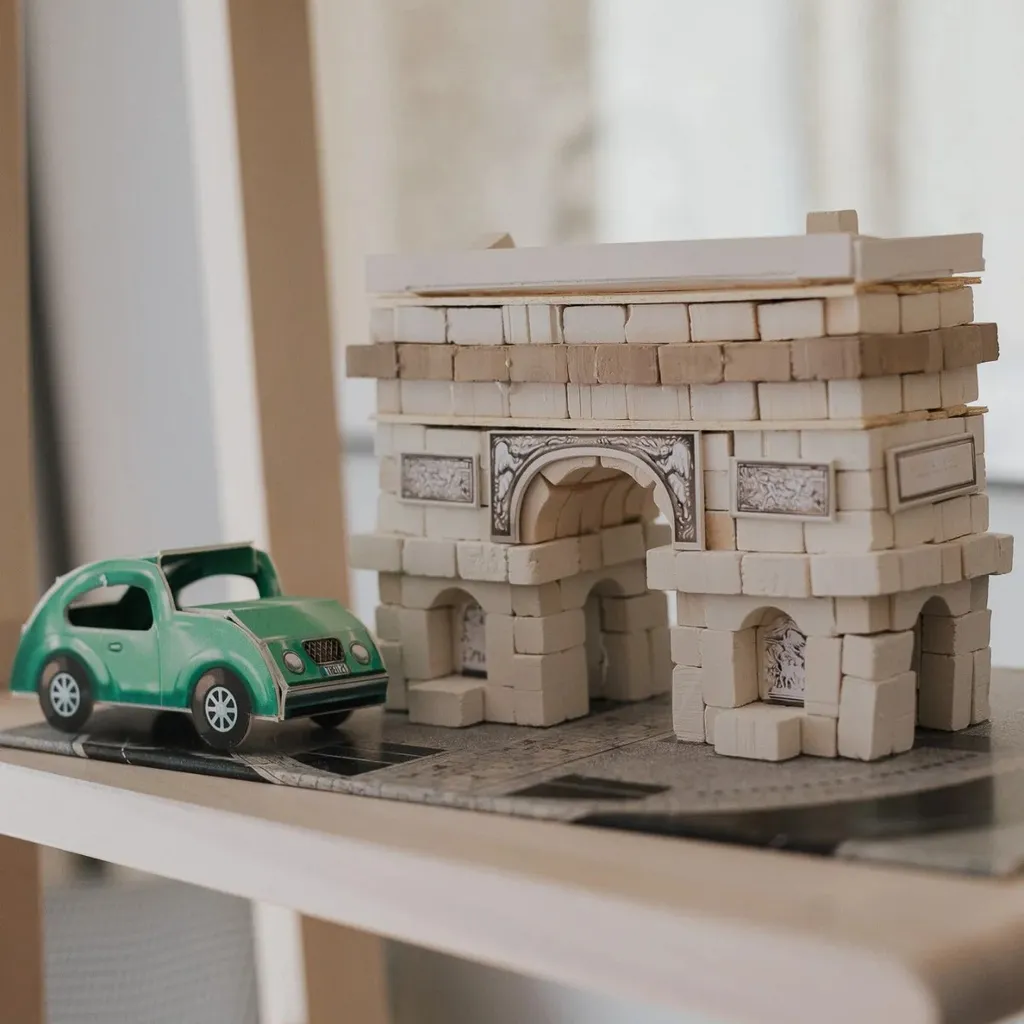 Maquette à construire Arc de Triomphe en briques réelles Brick Trick - 7