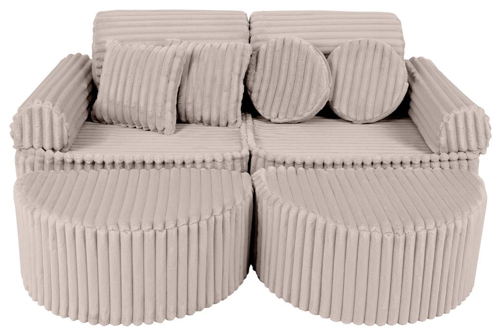 Sofa Pocket 120 cm Samt 12 Stk CHURROS
