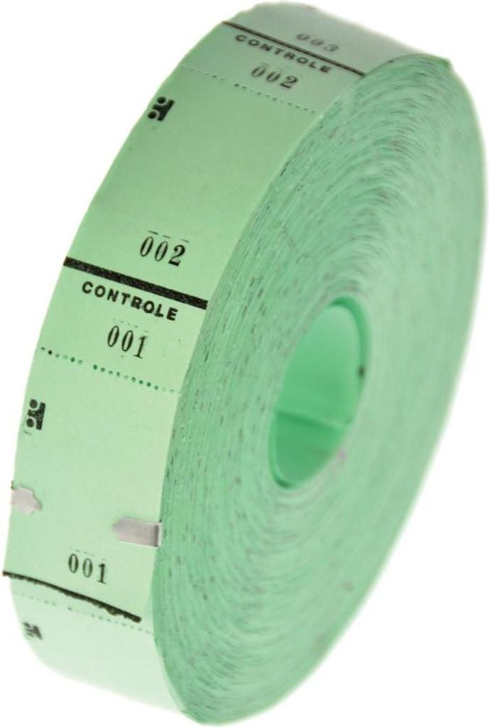 Klika - Ticketrolle, 1000 Tickets, grün