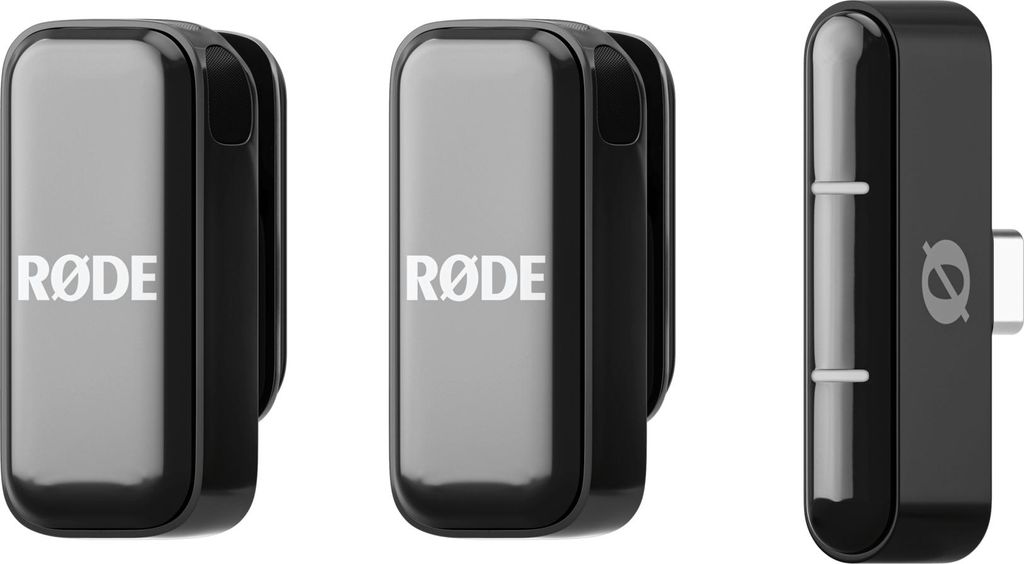 Rode WIMICROC Wireless Micro Zwei Mikrofone mit Ladehьlle USB-C, Schwarz