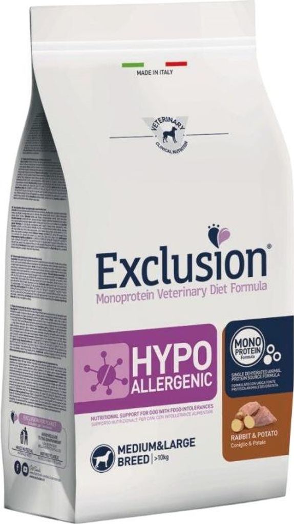 Exclusion Hypoallergenic Kaninchen & Kartoffel Medium/Large